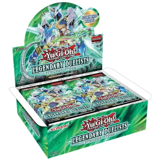 YuGiOh Legendary Duelists 8: Synchro Storm | Sealed Booster Box of 36 Packs LED8