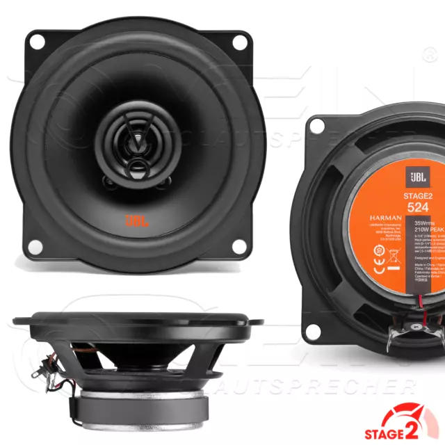 JBL LAUTSPRECHER für AUDI A3 8L 1996-2004 Front Vorn Tür 2-Wege Koax 210W #AM08 2