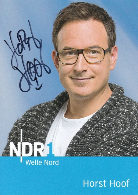 NDR1 *WELLE NORD* Autogrammkarte #3 von HORST HOOF EUR 1,00 - PicClick DE