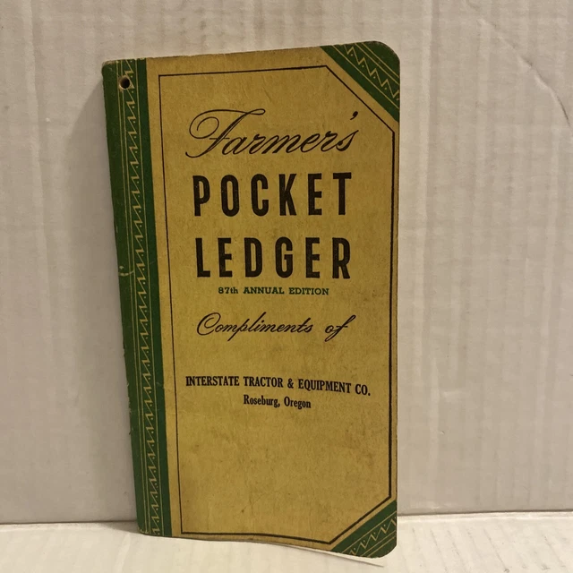 JOHN DEERE FARMER’S Pocket Ledger 87th Edition 1953/1954 29.99 PicClick