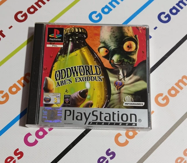 Jeu PS1 Oddworld L'Exode D'Abe - Version PAL - PlayStation 1 - Bon état