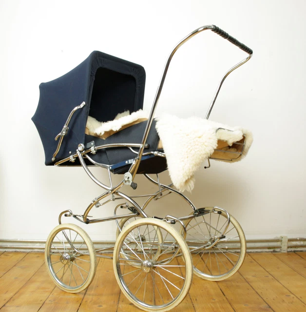 MG FRANCE VINTAGE Kinderwagen Sportwagen Chrom blau 60er 70er Jahre  Nostalgie EUR 475,00 - PicClick DE