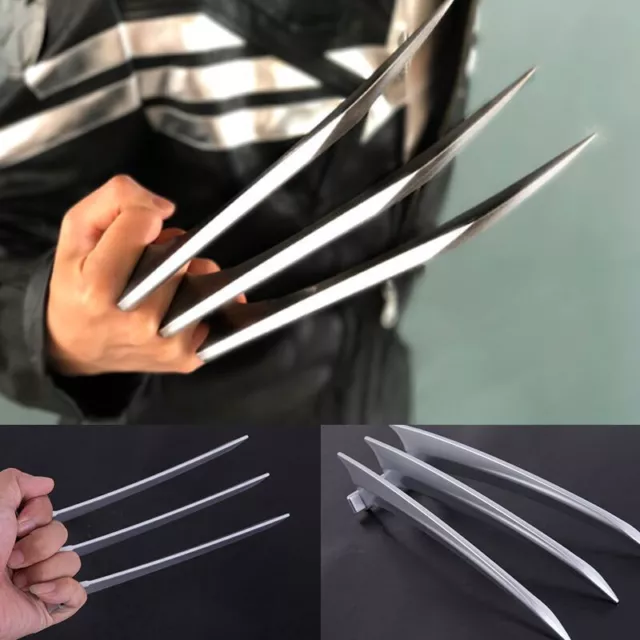 2022 2 Pcs/1 Pair X-men Wolverine Claws Logan Paws 1:1 ABS Cosplay Props Gift