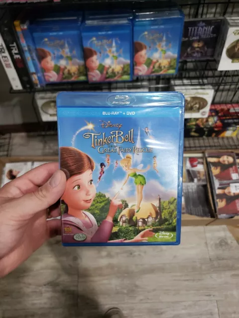 Tinker Bell and the Great Fairy Rescue (Blu-ray/DVD 2010 2-Disc Set)  NEW DISNEY