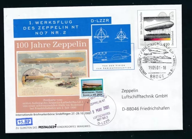 020b) Zeppelin NT, 1.Werksflug No7 Nr2 GAU 2001 + 95.BP