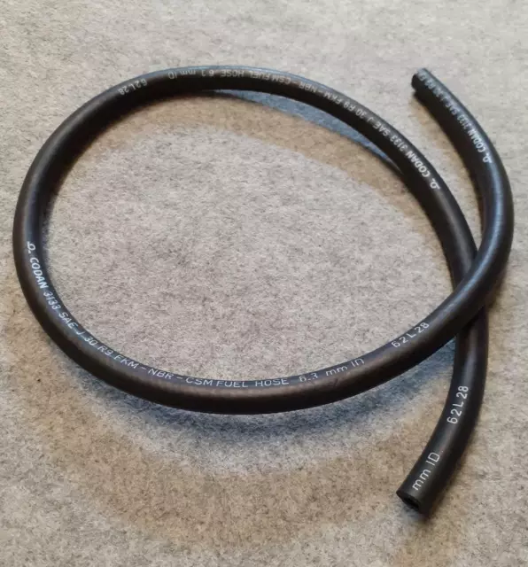 Fuel Injection Hose Sae R9 Viton Lined Ethanol Resistant  Codan  1 Mtr X 6.3 Mm