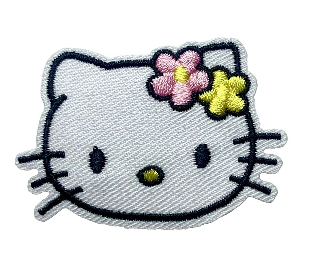 Sanrio Adhesive Patch - Hello Kitty Flowers, 2” - US SELLER