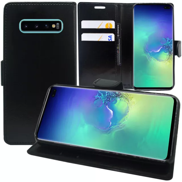 Housse Etui Coque Pochette Portefeuille Support Video Pour Samsung Galaxy