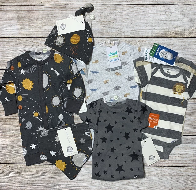 baby boy newborn- 3 month clothes. NWT! 9 Pieces! child Of Mine By Carter’s…