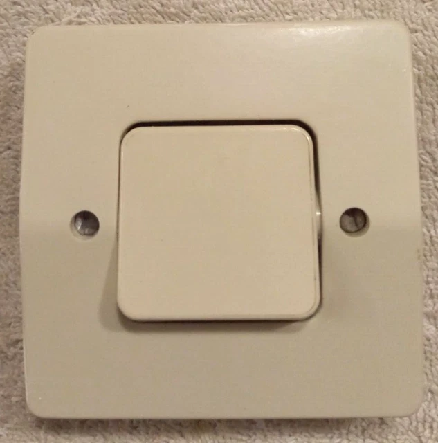 Interrupteur Poussoir Double LEGRAND 80505 NEPTUNE - Modèle Ancien - Occasion Fonctionnel