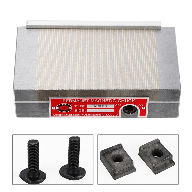 Permanente Magnetspannplatte 150x150mm – Ideal Für Schleifmaschinen & Tischbohrmaschinen