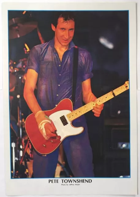 Pete Townshend The Who 1981 Clipping Japan Magazine Rf 2F