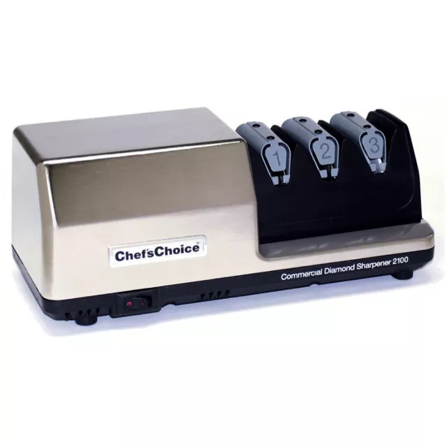 Chef's Choice 2100 Pro Commercial EdgeSelect Diamond Hone Knife Sharpener