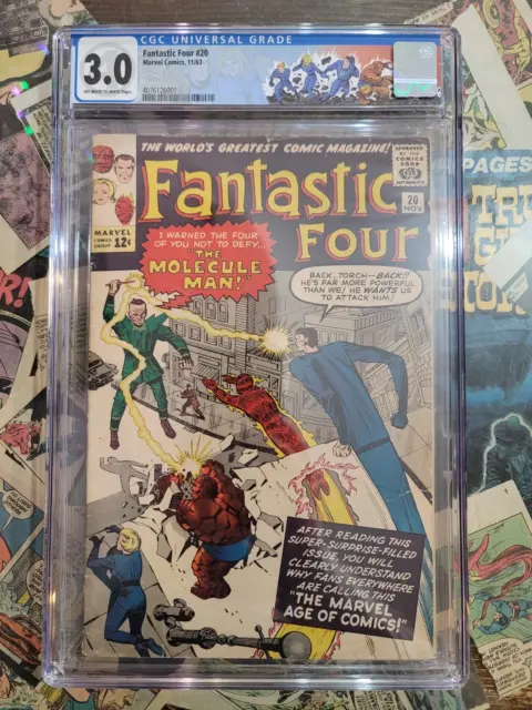 Fantastic Four #20 CGC 3.0 1st Molecule Man