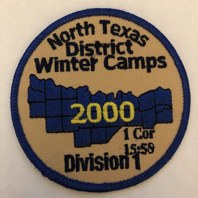 ROYAL RANGERS PATCH 2000 North Texas District Winter Camps Division 1 £