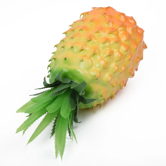 Artificial-Pineapple Plastique Décorative Fruit Jaune Ananas Faux Display