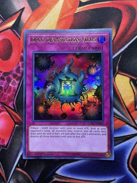 YuGiOh! Deck Devastation Virus - Ultra Rare - 1st Edition - NM - LCKC-EN047