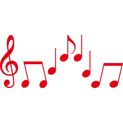 Violinschlüssel 25cm silber Notenschlüssel Musik Auto Aufkleber Tattoo Dekofolie 