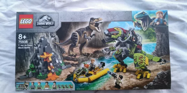 LEGO JURASSIC WORLD 75938 La bataille du T. rex contre le Dino-Mech-neuf scellé