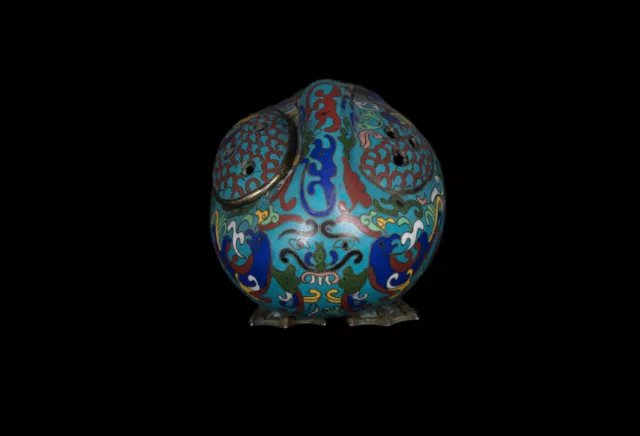 Ein Chinesischer Cloisonne - Emaille - Weihrauchbrenner , China ca. 1900 Qing 3