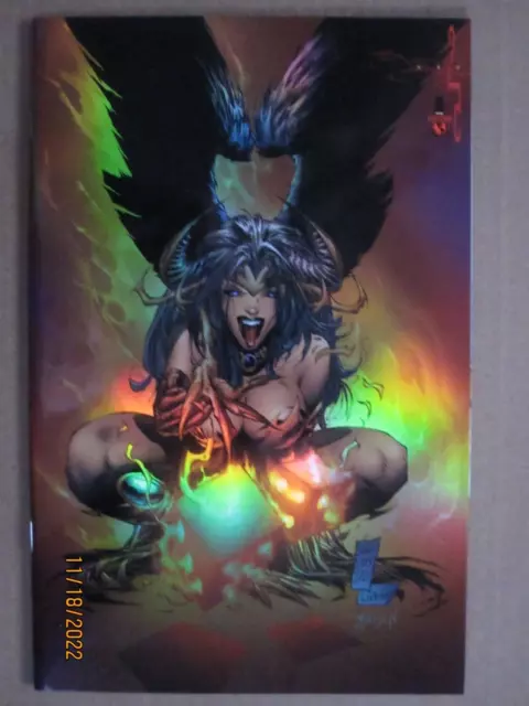 1999 Image/Top Cow Comics The Darkness #25 Marc Silvestri Chromium Variant Cover