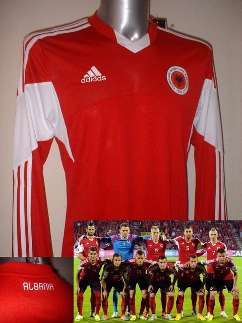 ALBANIA ADIDAS M L L S BNWT New Shirt Jersey Football Soccer Trikot Maglia Top 64.99 PicClick UK