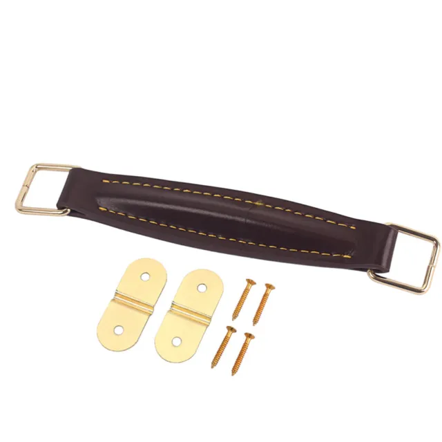 Speaker Handle PU Leather Strap Amp Guitar Amplifier Belt Accessories