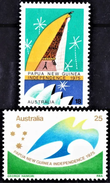 Australia 1975 Papua New Guinea Independence Sg610-1 Mint
