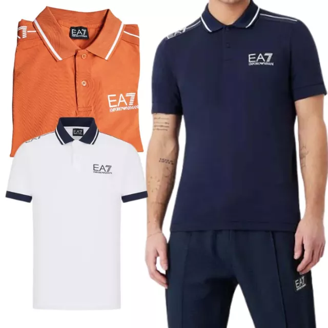 Polo Armani Ea7 3Rpf20 Pj03Z Tennis Club Cotone