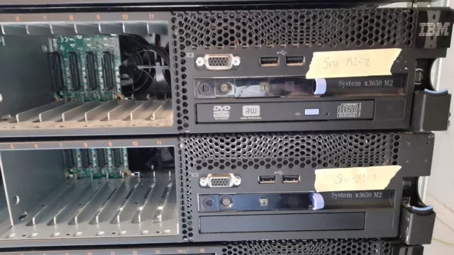 IBM System x3650 M2 19" 2U Rack Server mit 2x Xeon E5640 CPU