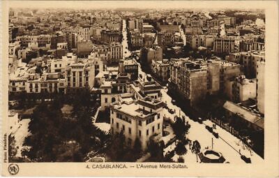 CPA ak casablanca avenue mers-sultan morocco (23058)