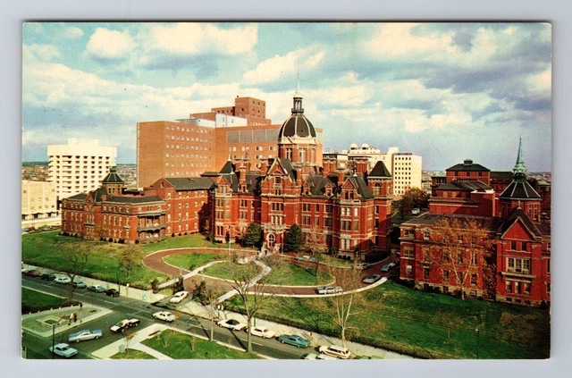 Baltimore MD-Maryland, Johns Hopkins Hospital, Antique Vintage Postcard
