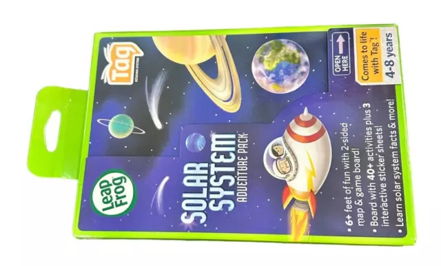 Leapfrog  Solar System Adventure Pack Read & Learn Tag Reading System Brand New 3