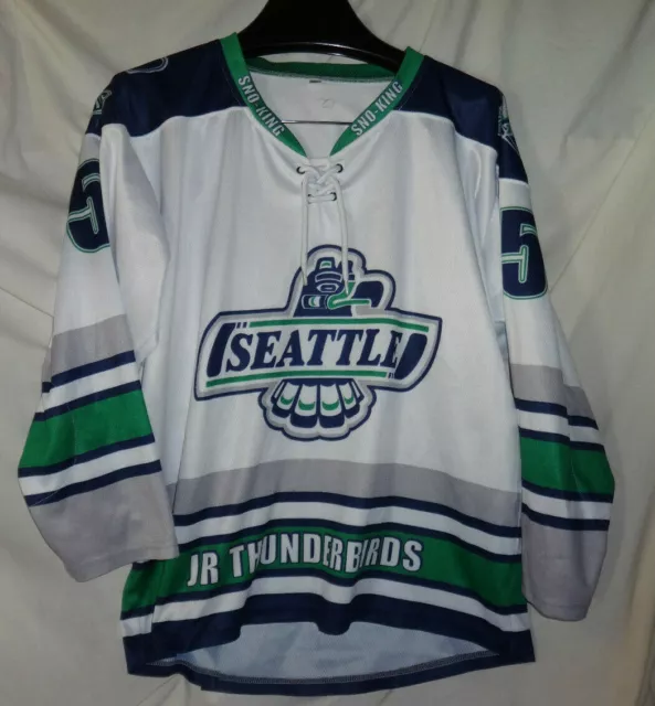 Seattle Jr Thunderbirds Jersey Hockey Adult Large L Number XX