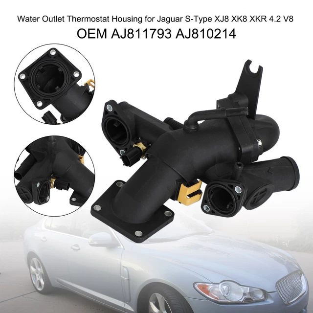 10 Clips De Retenue Pour Couvercle Radiateur - Compatible Jaguar S-Type, XJ8, XK, XR8, Land Rover LR024316, Nylon Noir
