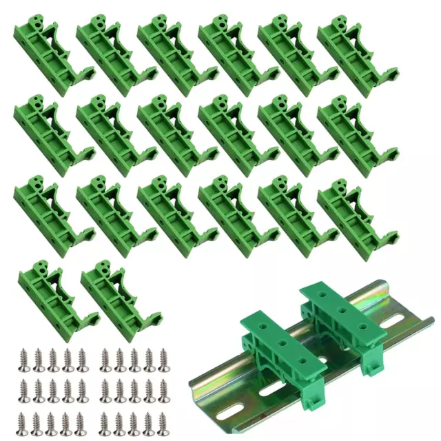 Shuny 10Set 35Mm PCB DIN C45 Rail Adapter Circuit Board Staffa Di Montaggio Hold