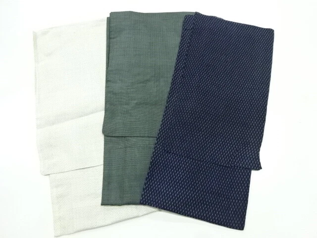 44608# Japanese Kimono / Antique Mens Kimono / Set Of 3