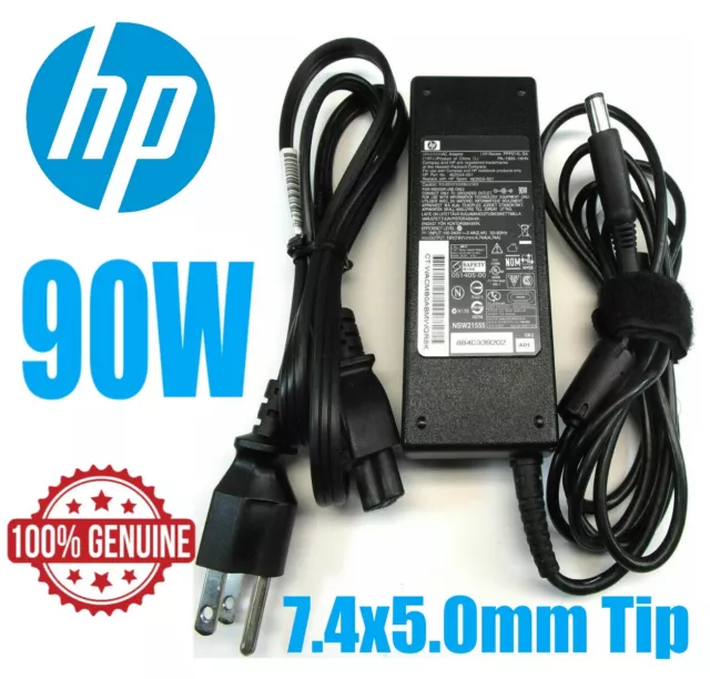 OEM HP Pavilion DV4 DV5 DV6 DV7 90W AC Adapter Charger Power Supply 7.4x5.0mm