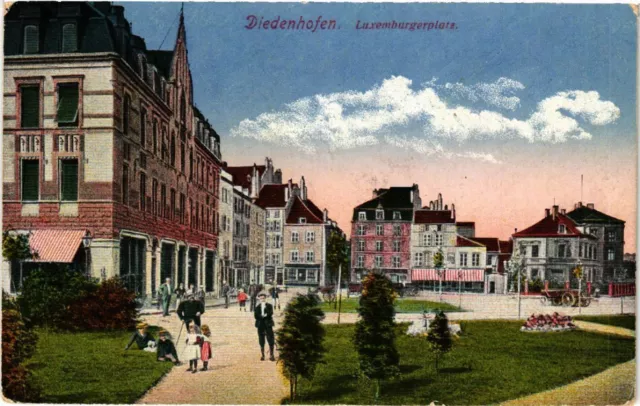 CPA AK DIEDENHOFEN - Luxemburgerplatz (454745)