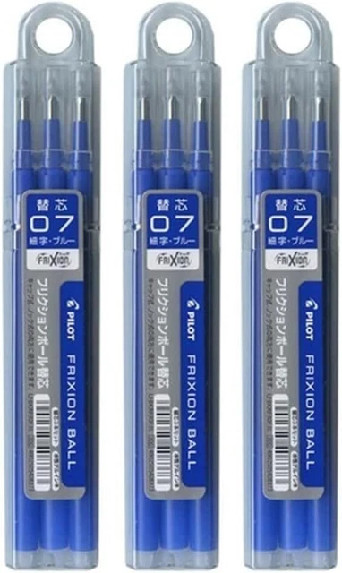 Pilot friction ball 0.7mm replacement core blue 3 pieces 3 pieces