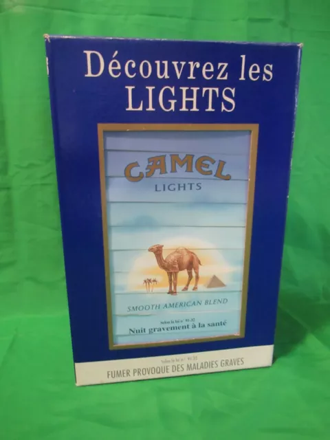 PLV / Bistrot / paquet de cigarette / Camel