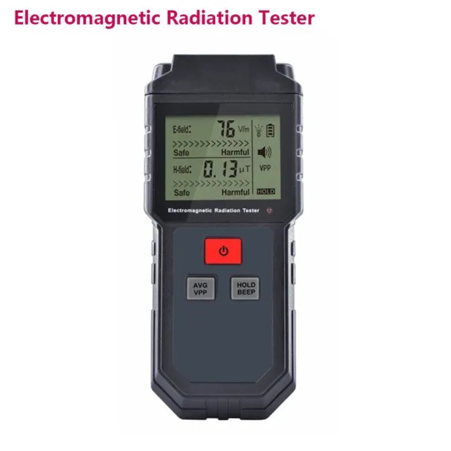 tester misuratore EMF tester radiazione magnetica elettrica display digitale