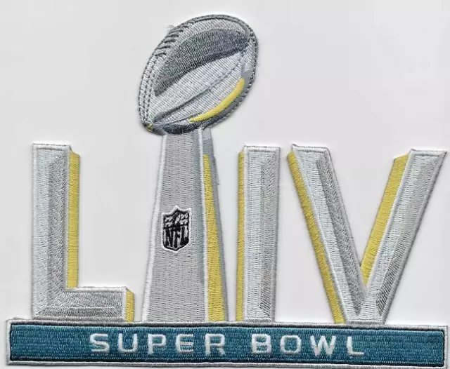 SUPER BOWL 54 LIV Patch 5” Embroidered Iron On Free Shipping