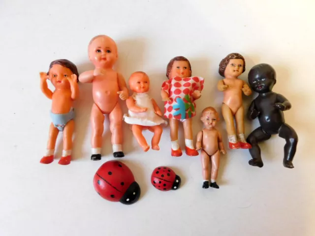 13) TURTLE including a 7-piece DOLL bundle for the DOLLHOUSE