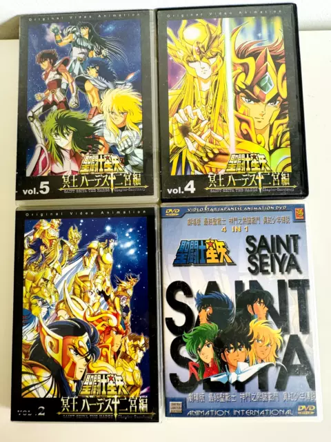 Dvd Set Saint Seiye Chevalier Du Zodiaque Lot 4 Dvd, Collector Manga Japan