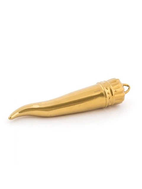 "Il Cornetto Seletti In Porcellana Limited Gold Edition 1046 Oro"