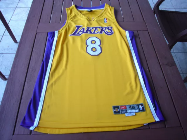 NIKE KOBE BRYANT Los Angeles LA Lakers Authentic Pro Cut Jersey sz. 46 + 4  vtg $1,199.99 - PicClick