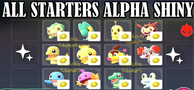 POKEMON LEGENDS ZA Mega Dimension DLC ALL STARTERS Alpha Shiny YOUR OT ...