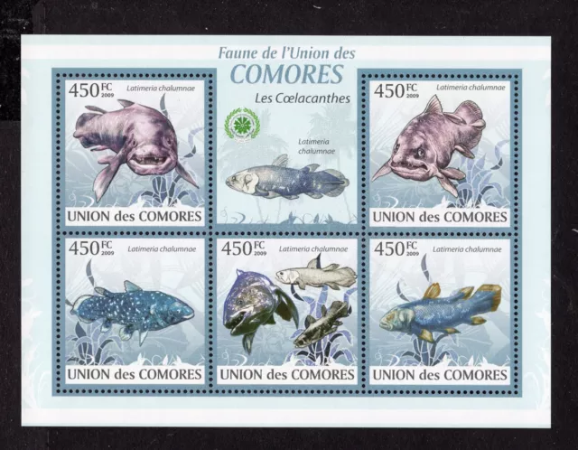 Comoros 2009 mini sheet of stamps Mi#2334-2338 MNH CV=18$