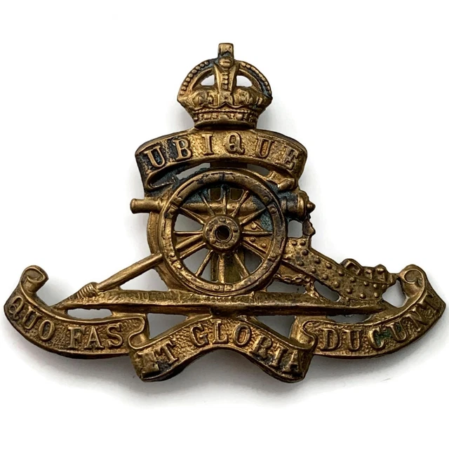 ORIGINAL WW2 ROYAL Artillery Regiment Cap Badge £17.99 - PicClick UK